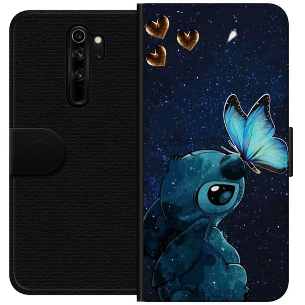 Xiaomi Redmi Note 8 Pro  Plånboksfodral Stitch fjärill