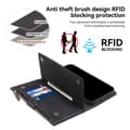 Miniatyrbild 5 av 11: SKALO Motorola Moto G55 5G ESEBLE Big Wallet Plånboksfodral - Svart