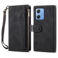 Miniatyrbild 1 av 11: SKALO Motorola Moto G55 5G ESEBLE Big Wallet Plånboksfodral - Svart