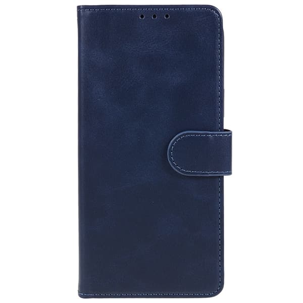 SKALO Motorola Moto G55 5G Premium Wallet Lompakkokotelo - Sininen