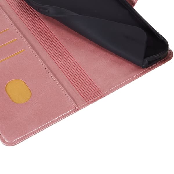 SKALO Motorola Moto G55 5G Premium Plånboksfodral - Roséguld