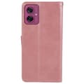 Miniatyrbild 7 av 8: SKALO Motorola Moto G55 5G Premium Plånboksfodral - Roséguld