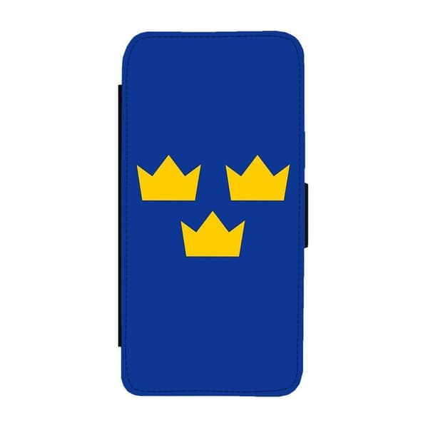 Tre Kronor iPhone 16 Plus Flip Mobilfodral