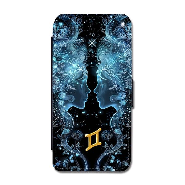 Stjernetegn Tvillingene iPhone 16 Pro Max Flip Telefonetui