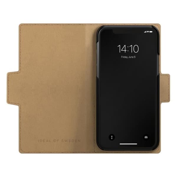 Lyxigt Folio iPhone 13 Pro Fodral - IDEAL OF SWEDEN - Brun - Mjukt läder - Korthållare