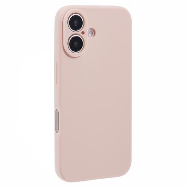SKALO iPhone 16 Plus Ultraohut TPU-kuori Vaaleanpunainen