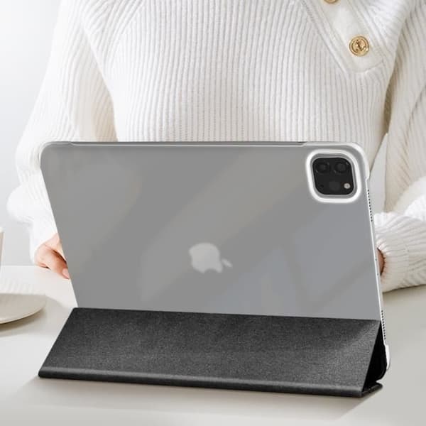 Fodral för iPad Pro 12.9 och Pro 12.9 2017 - KARL LAGERFELD - Grå - Flip Multiposition Support