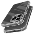 Miniatyrbild 2 av 4: Skal till iPhone 16 Pro - AVIZAR - Flexibel stötsäker - Förstärkta hörn - Genomskinlig