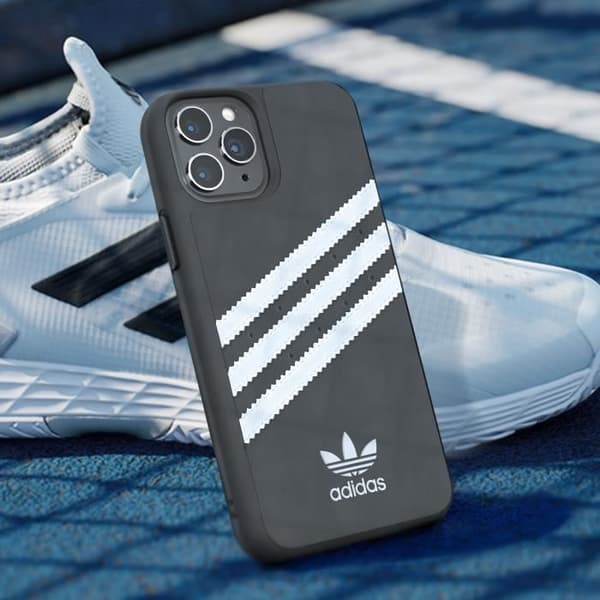 Skal till iPhone 11 Pro Max Raised Edges 3 Stripes Adidas Vit/Svart