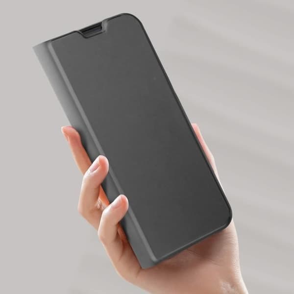 Fodral till iPhone 16 Pro - AVIZAR - Soft touch - Korthållare - Videostöd - Svart