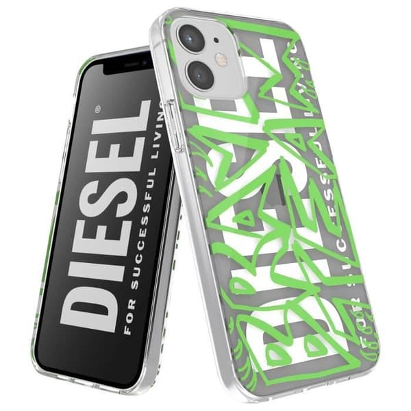 Fodral till iPhone 12 Mini Anti-fall 1,5 m Street Art Diesel Mönster Transparent