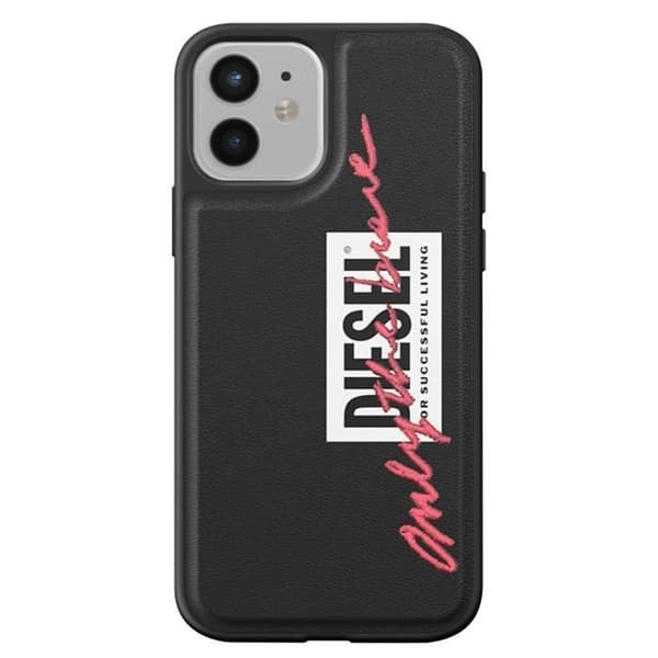 Fodral till iPhone 12 Mini Anti-fall 1.5m Slogan Only the brave Diesel Black