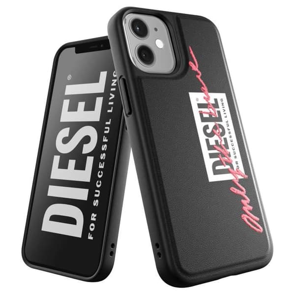 Fodral till iPhone 12 Mini Anti-fall 1.5m Slogan Only the brave Diesel Black