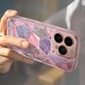Miniatyrbild 3 av 4: Fodral till iPhone 16 Pro Stötsäker Twinki Collection Rose Champagne