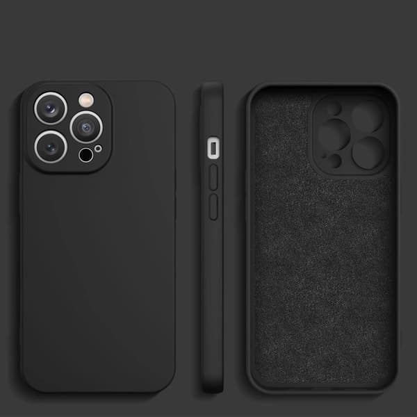 Silikonskal till Samsung Galaxy A15 - Svart