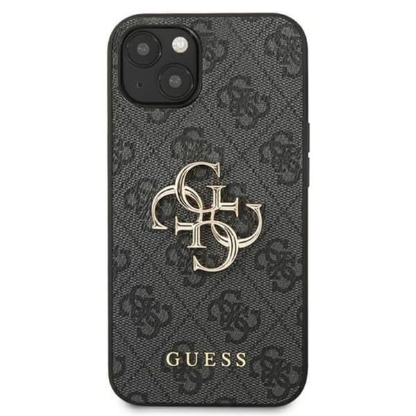 Guess 4G Big Metal Logo - Fodral för iPhone 13 (grå)