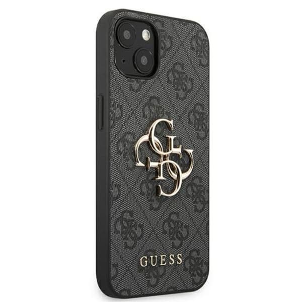 Guess 4G Big Metal Logo - Fodral för iPhone 13 (grå)
