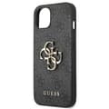Miniatyrbild 6 av 6: Guess 4G Big Metal Logo - Fodral för iPhone 13 (grå)