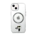 Miniatyrbild 3 av 6: Telefonväskor - Karl Lagerfeld - iPhone 13 - Transparent - Kompatibel med MagSafe - Roliga grafik