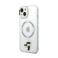 Miniatyrbild 2 av 6: Telefonväskor - Karl Lagerfeld - iPhone 13 - Transparent - Kompatibel med MagSafe - Roliga grafik