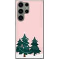 Miniatyrbillede 1 af 3: Samsung Galaxy S23 Ultra Gennemsigtig cover Juletræer Glædelig Jul