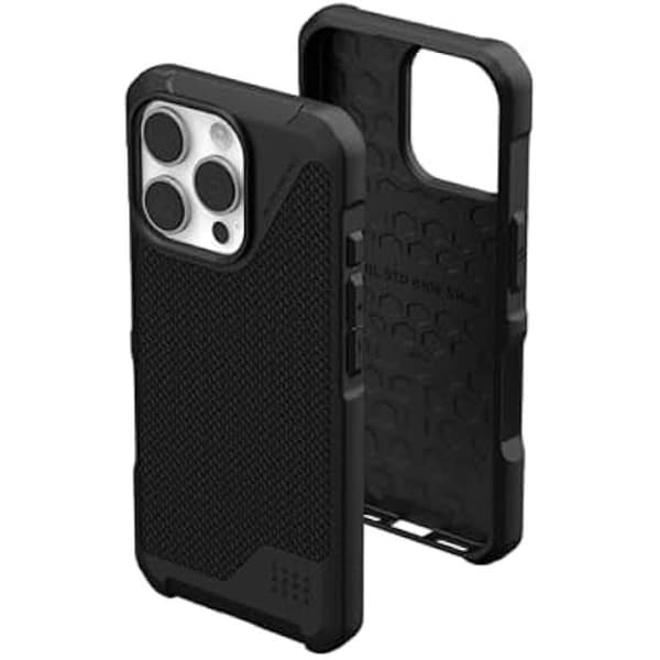 Urban Armour Gear Metropolis LT MS Fodral Kompatibel med Apple iPhone 16 Pro Fodral (Militärklassskydd,