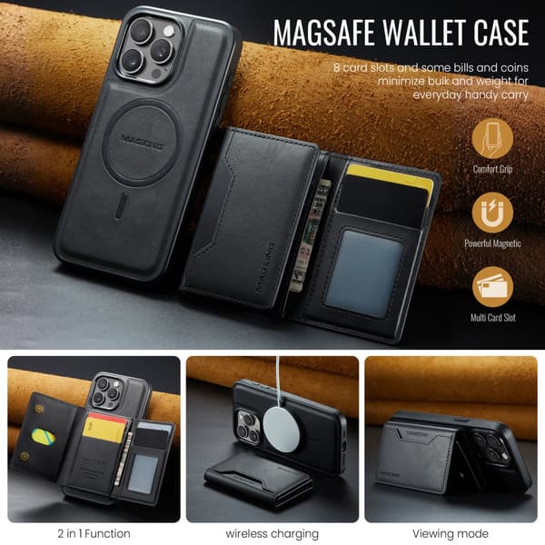 INF Magnetisk kortholderveske for Samsung Samsung Galaxy S24 Ultra