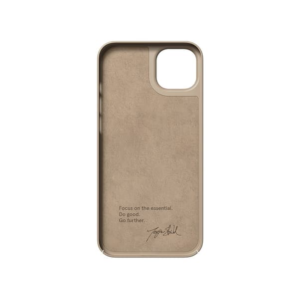Nudient iPhone 14 Plus Kuori Thin Case MagSafe Clay Beige