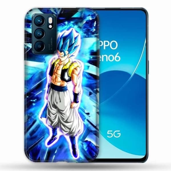 Fodral till Oppo Reno 6 Manga Dragon Ball Gogeta Lumiere en storlek