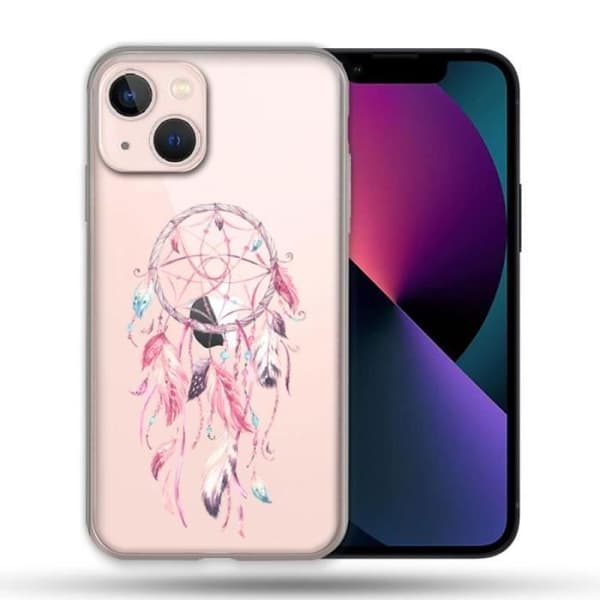 Genomskinligt fodral till Apple Iphone 13 (6.1) Attrape Reve Rose en storlek