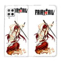 Miniatyrbild 1 av 2: Plånbok Läderfodral För Samsung Galaxy A12 Manga Fairy Tail Erza One Size