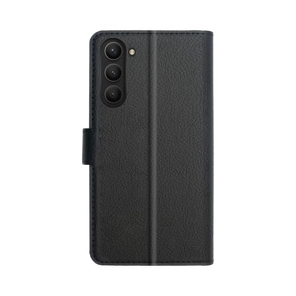 XQISIT Samsung Galaxy A34 5G Kotelo Slim Wallet Selection Musta