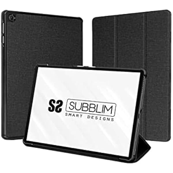 Subblim Shock Case Tablettfodral Lenovo Tab M10 FHD Plus 10,3" TB-X606 (2:a generationen), med USB-laddningsport, magnetisk stängning, två