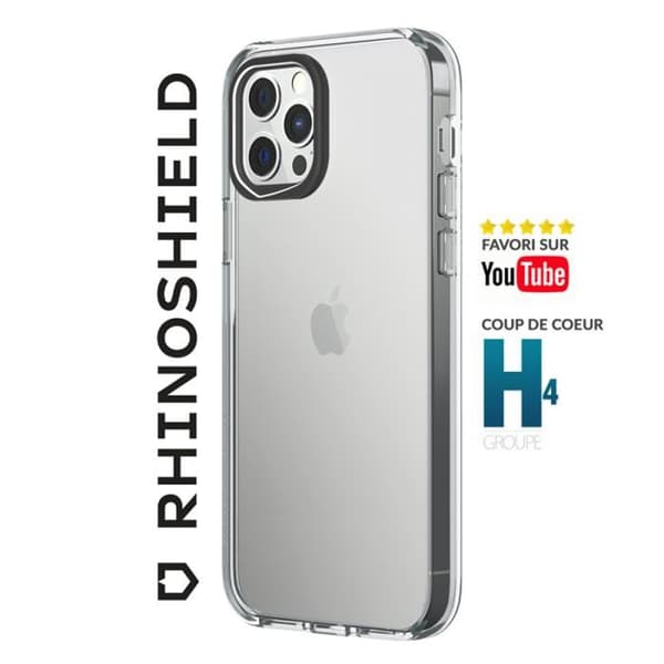 VÄSKOR TILL IPHONE 12 / 12 PRO RHINOSHIELD CLEAR TRANSPARENT