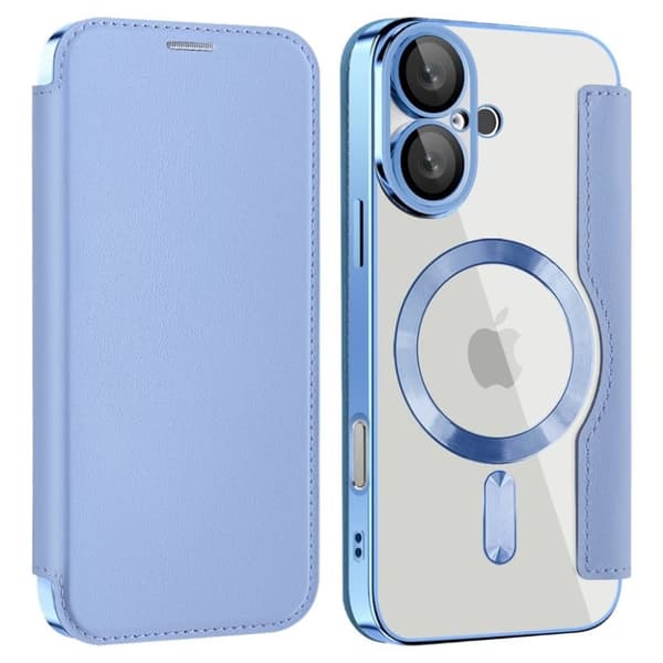 iPhone 16 Plus Fodral med Kortplatser - Ljusblå