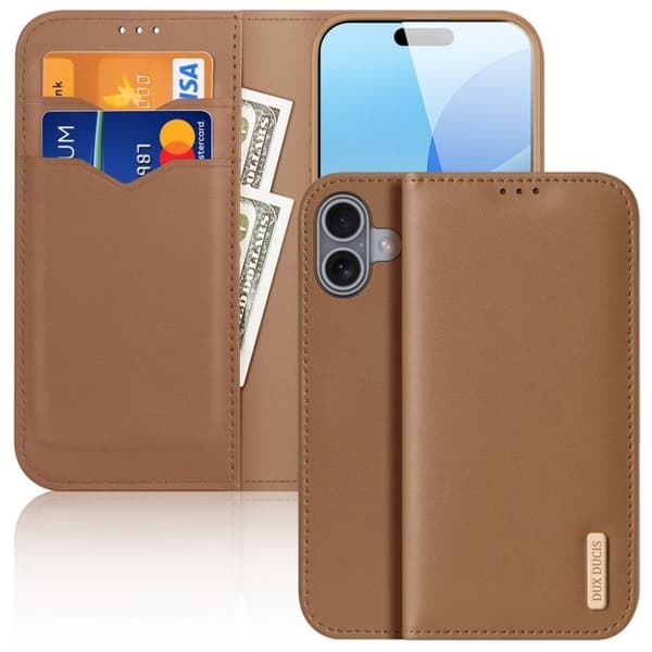 DUX DUCIS iPhone 16 Plus Fodral - Brun