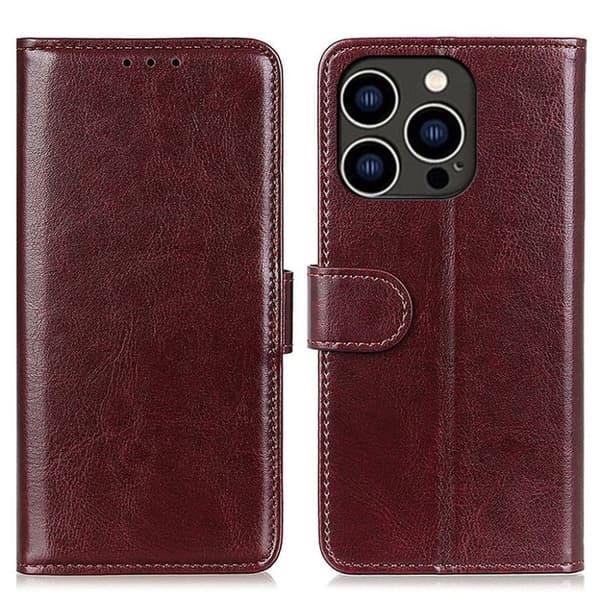Crazy horse iPhone 16 Pro Max Fodral - Brun