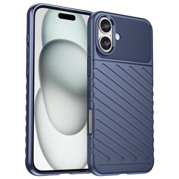 Thunder Series iPhone 16 Plus Skal - Blå