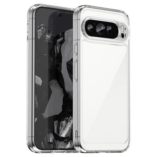 Google Pixel 9 Pro XL skal med akrylram - Transparent