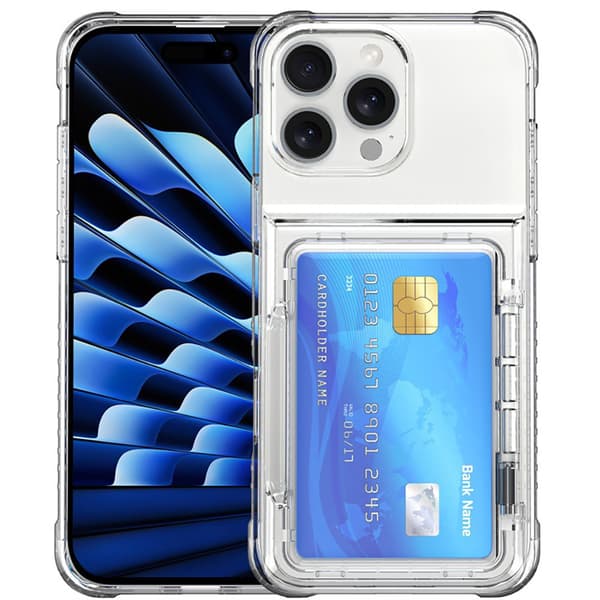 Bagcover med kortplads og stander til iPhone 12 / 12 Pro