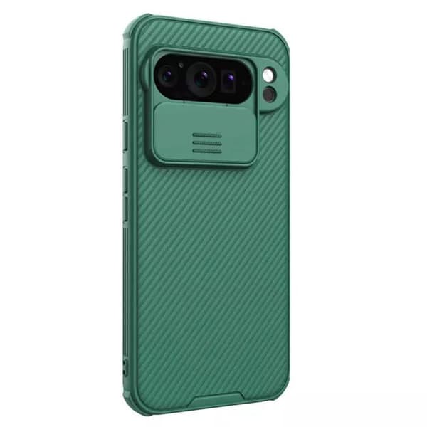 Coque för Google Pixel 9 Pro XL - Nillkin CamShield Pro - Grön