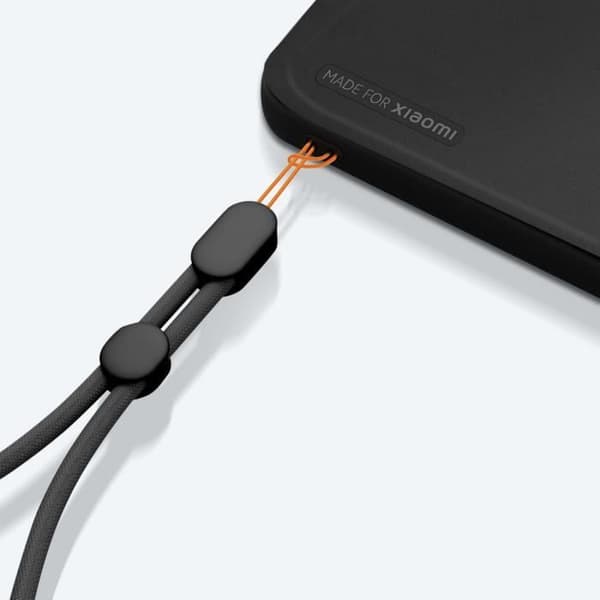 Fodral till Xiaomi 14T Pro Flip-plånbok med handledsrem Gjord för Xiaomi Black