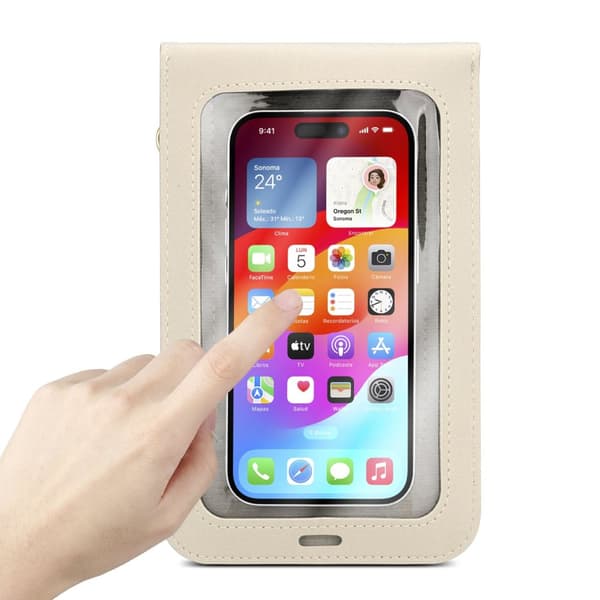 Xiaomi Mi NOTE 10 Deksel Mobilveske til å henge rundt halsen håndveske med mobilrom og vindu case cover