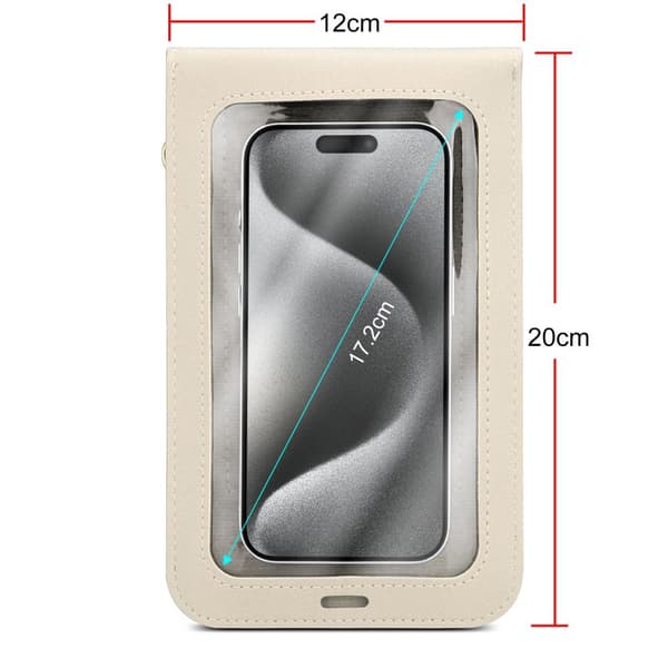 Xiaomi Mi NOTE 10 Deksel Mobilveske til å henge rundt halsen håndveske med mobilrom og vindu case cover