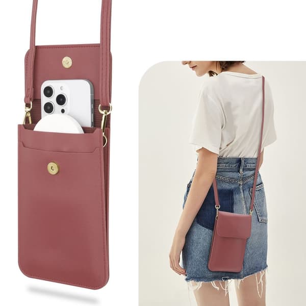 Xiaomi 11T / 11T PRO Deksel Mobilveske til å henge rundt halsen håndveske med mobilrom og vindu case cover