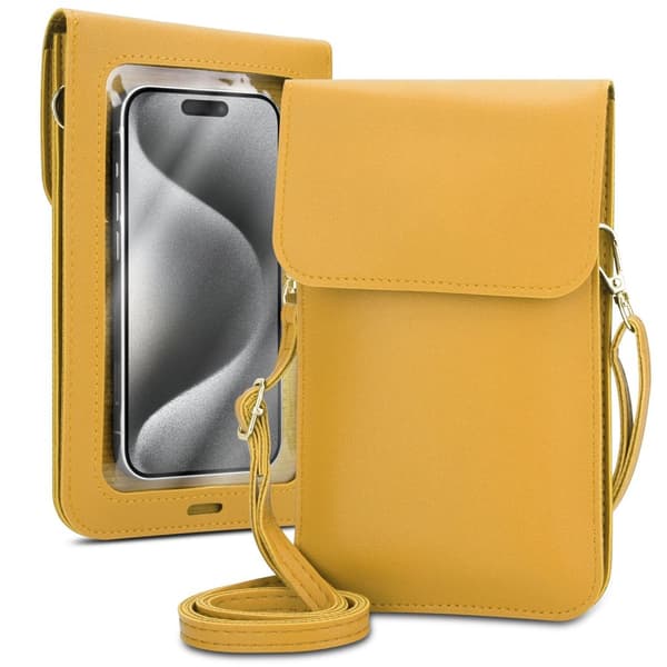 Sony Xperia T3 Deksel Mobilveske til å henge rundt halsen håndveske med mobilrom og vindu case cover