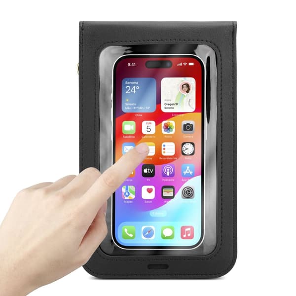 Samsung Galaxy S21 ULTRA Deksel Mobilveske til å henge rundt halsen håndveske med mobilrom og vindu case cover