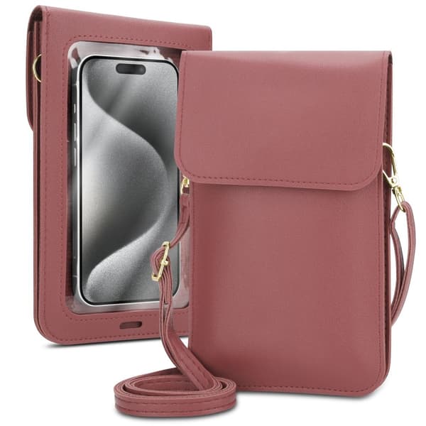 Samsung Galaxy S21 ULTRA Deksel Mobilveske til å henge rundt halsen håndveske med mobilrom og vindu case cover