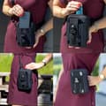 Miniatyrbilde 7 av 7: OnePlus ONE Deksel taktisk mobiltelefonveske Molle-EDC med skulderrem maks. 6,7 tommers hofteveske
