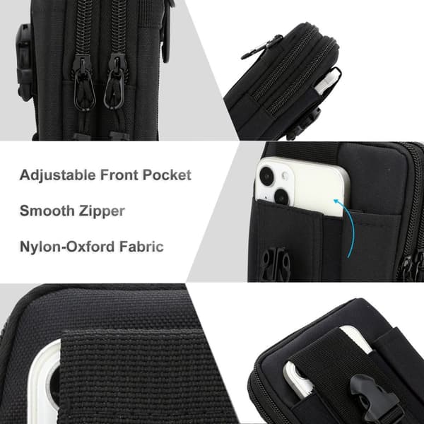 OnePlus 8 Fodral Skal Taktisk mobilväska molle EDC väska med axelrem